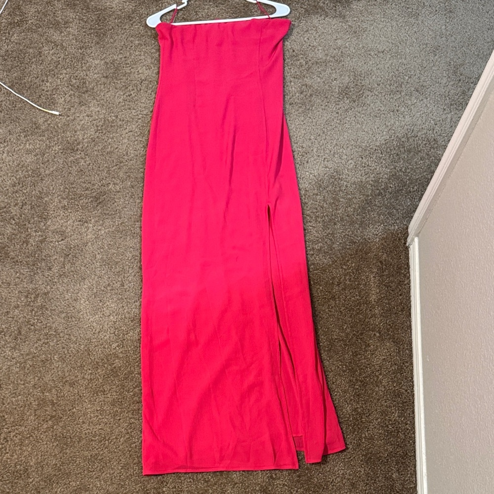 Superdown Vibrant Pink Maxi Skirt